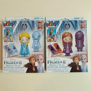 Disney Frozen II Anna Elsa Craft Toy, Mold N Play